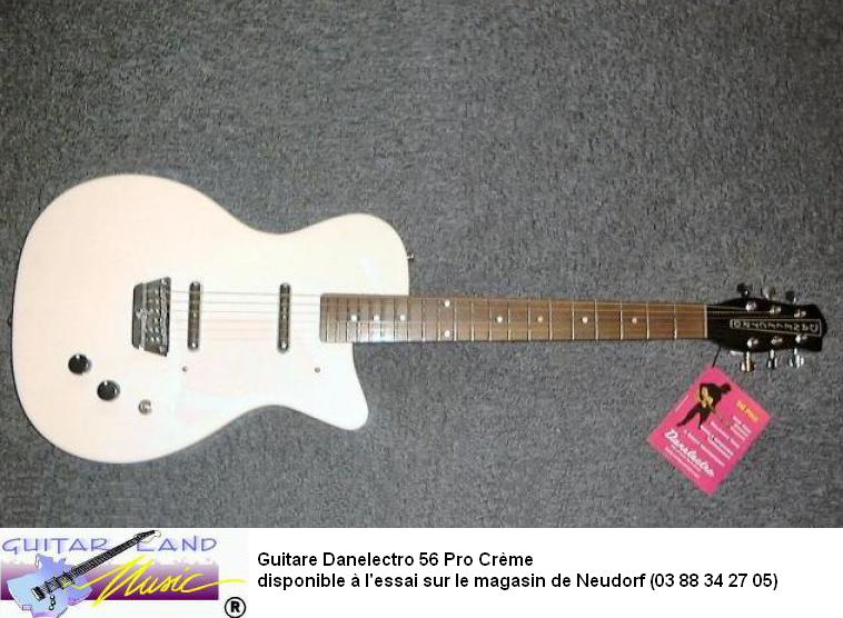 Guitare Danelectro 56 Pro Vintage White